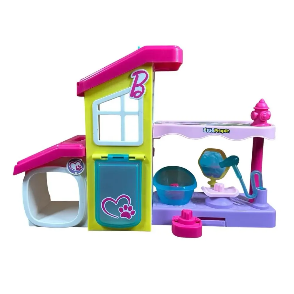 Fisher Price Little People Barbie Play & Care Pet Spa Playset Sounds NO Figures